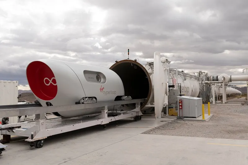 First Hyperloop train in 2020